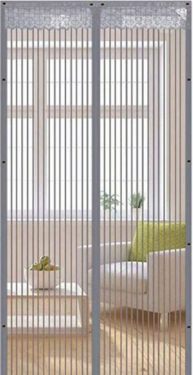 Κουρτίνα Σίτα για Πόρτες - Magnetic Mosquito Door Mesh 220 x 150cm Extra Large Επαναστατική Αντικουνουπική Μαγνητική 