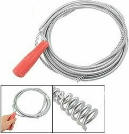 Ατσαλίνα Για Ξεβούλωμα Αποχετεύσεων Μήκος 7m 