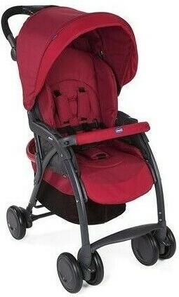 Καρότσι Μωρού Καροτσι Περιπατου Simplicity Scarlet
