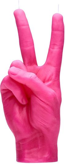 Χειροποίητο Κερί Candlehand Χειρονομίας Shaka 350g Φούξια