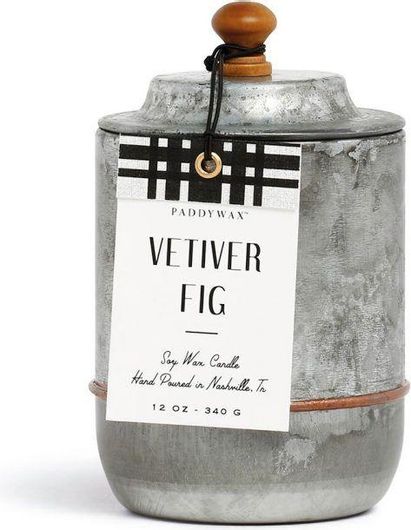 Αρωματικό Κερί Σόγιας Paddywax Homestead Vetiver Fig 340g
