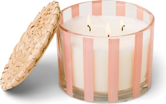 Αρωματικό Κερί Σόγιας Paddywax Al Fresco Pepper Plum 340g Λευκό