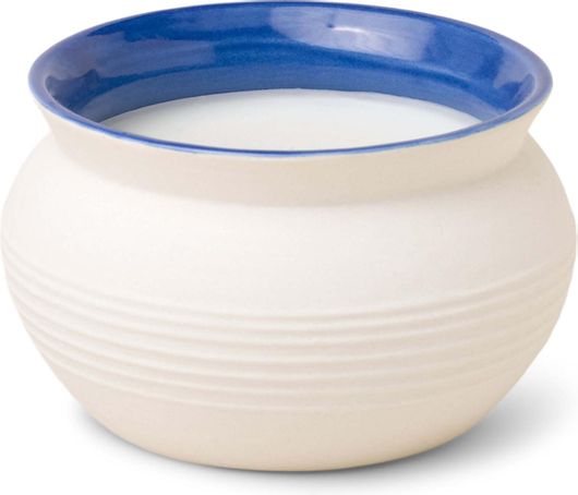 Αρωματικό Κερί Σόγιας Paddywax Santorini Cliff Hinoki Wood Λευκό