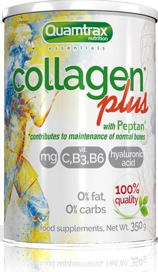 Quamtrax Nutrition Collagen Plus With Peptan 350gr Λεμόνι