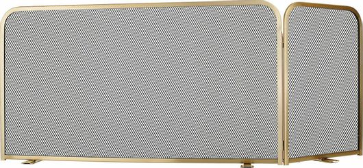 Προστατευτικό Τζακιού Zogometal 584 Μεταλλικό 90x40x50cm Χρυσό