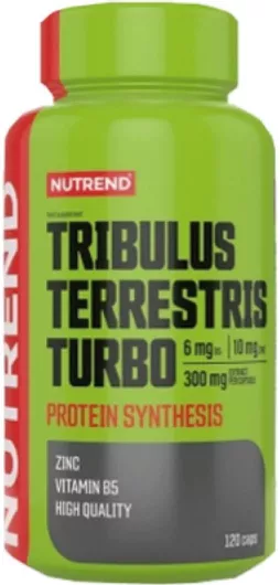 Nutrend Tribulus Terrestris Turbo Protein Synthesis Συμπλήρωμα για Λίμπιντο & Ενίσχυση της Τεστοστερόνης 120 Κάψουλες