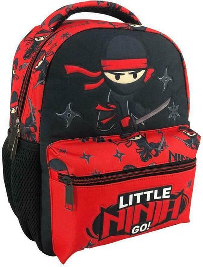 Σχολική Τσάντα Νηπίου Πλάτης Must Little Ninja Κόκκινη