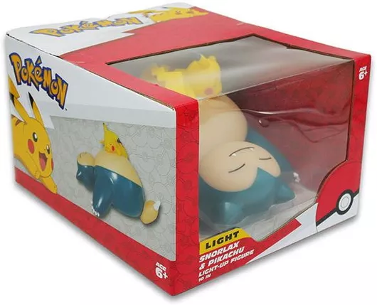 Statue Teknofun POKEMON Snorlax & Pikachu Lampe LED 25cm 