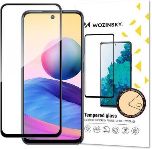 Tempered Glass Full Face Wozinsky για Xiaomi Redmi Note 10 5G/Poco M3 Pro Μαύρο