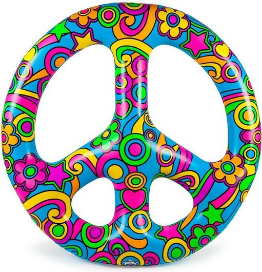 Σωσίβιο Σήμα Ειρήνης BigMouth 120cm Πολύχρωμο