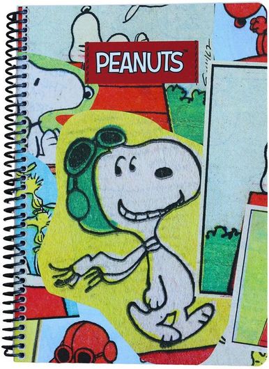 Τετράδιο BMU 17x25cm Σπιράλ 2 Θεμάτων 70 Φύλλων PEANUTS