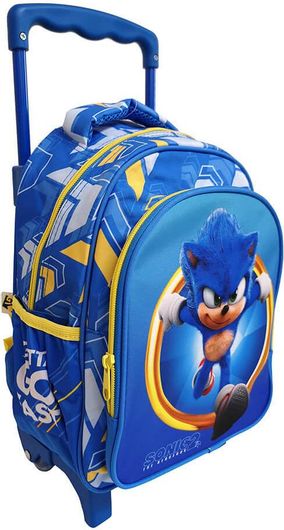 Σχολική Τσάντα Νηπίου Gim Sonic Τρόλεϊ Γαλάζιο