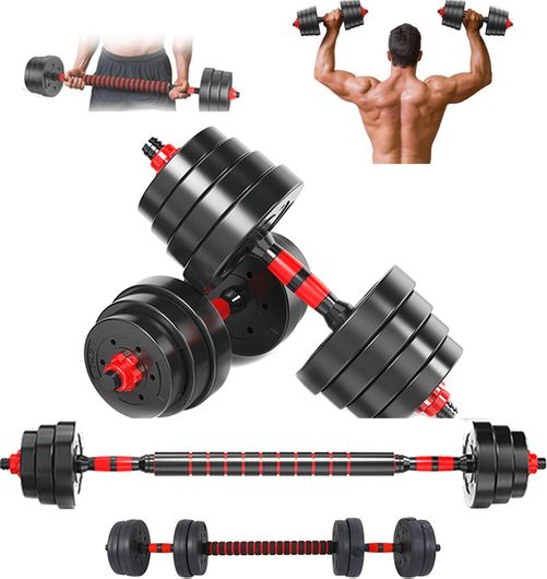 Αλτήρες Σετ με Μπάρα Συνολικού Βάρους 15kg