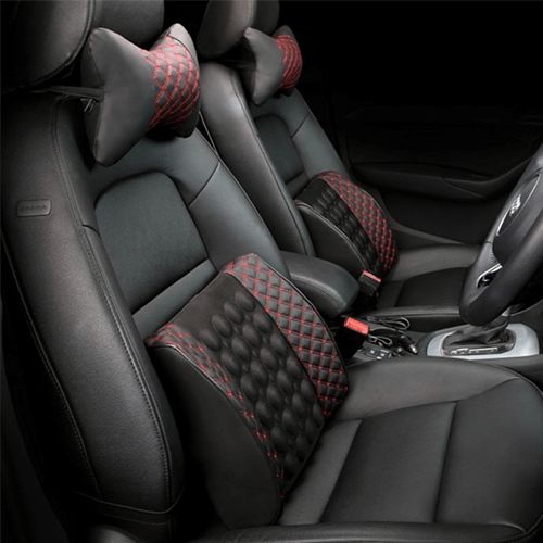 Σετ Μαξιλάρι Καθίσματος Αυτοκινήτου Μέσης Και Αυχένα Μαύρο