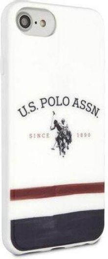 U.S. Polo Assn. Tricolore Cover Back Cover Σιλικόνης Λευκό iPhone SE 2022/2020