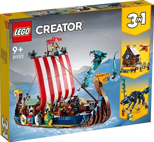 Lego Creator Viking Ship and the Midgard Serpent για 9+ Ετών #31132
