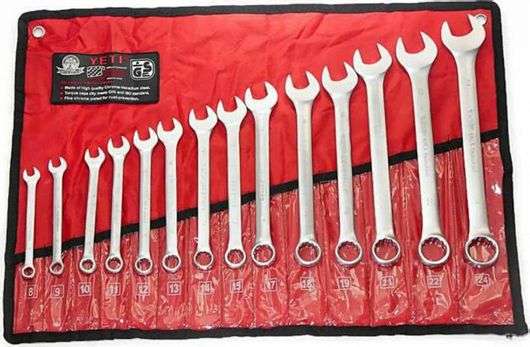 Σετ Γαλλικά Κλειδιά Yeti Standard 8-24mm 12τμχ