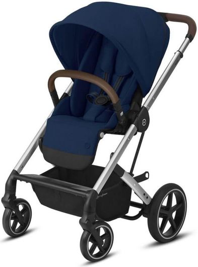 Καρότσι Cybex Balios S Lux Silver Frame Seat River Blue Gold Edition