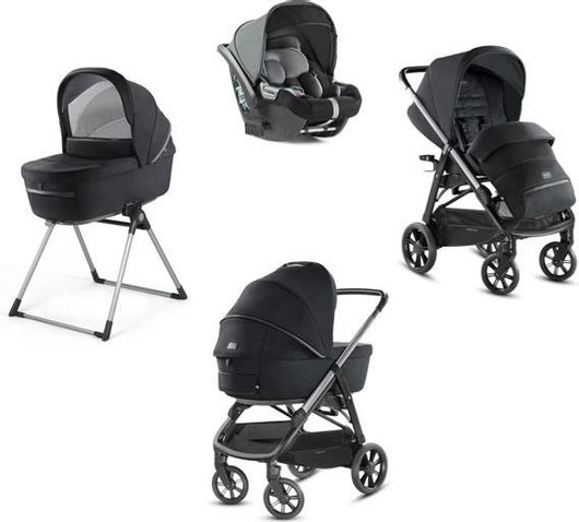 Πολυκαρότσι Inglesina Aptica Quattro System With Cab Car Seat 3 in 1 Mystic Black