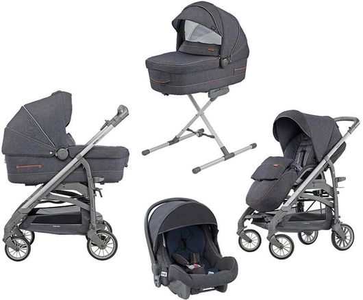 Καρότσι Inglesina Trilogy Stroller Village Denim Titanium Slate