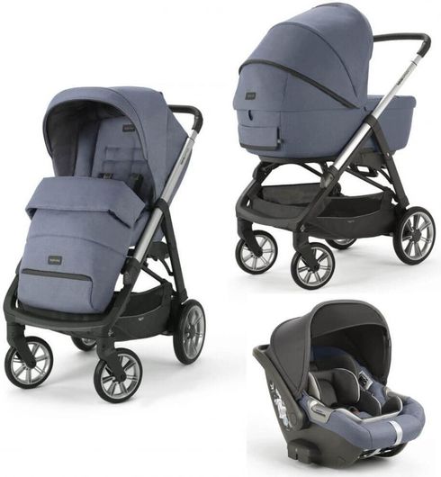 Πολυκαρότσι Inglesina Aptica Quattro System With Cab Car Seat Tailor Denim