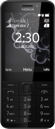 Κινητό Απλής Χρήσης Nokia 230 Dual SIM με Κουμπιά Dark Silver