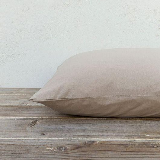 Σετ Μαξιλαροθήκες Nima Naem Stripped 52x72cm Μπεζ