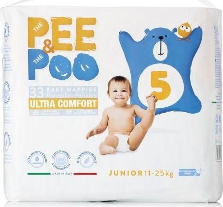 Πάνες The Pee & The Poo Ultra Comfort Junior No.5 για 11-25kg 33τμχ