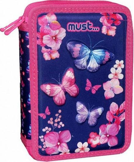 Κασετίνα Must Διπλή Butterfly