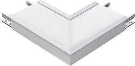 Σύνδεσμος Ράγας V-TAC VT 7 41L Φωτιστικών Γωνιακός Σύνδεσμος 8W για Γραμμικό Χωνευτό για Σποτ σε Λευκό Χρώμα 385