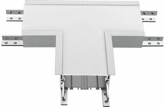 Σύνδεσμος Ράγας V-TAC Φωτιστικών από Αλουμίνιο Τ για Γραμμικό 14W 4000K για Σποτ σε Λευκό Χρώμα 398