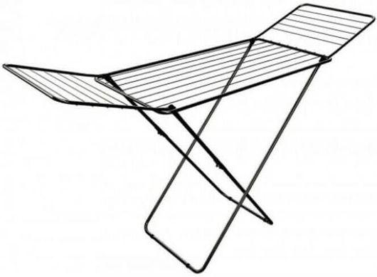 Απλώστρα Ρούχων TnS Δαπέδου Μεταλλική 181x55x109cm Μαύρο