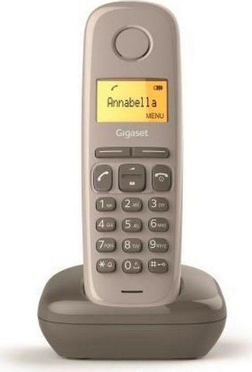 Gigaset A170 Ασύρματο Τηλέφωνο με Ελληνικό Μενού Καφέ
