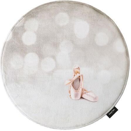 Χαλί Saint Clair Στρογγυλό Softy Ballet 100cm Μπεζ