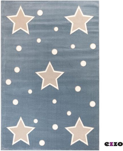 Χαλί Ezzo Vagio Stars A161ACD Μπλε 1.60x2.30m