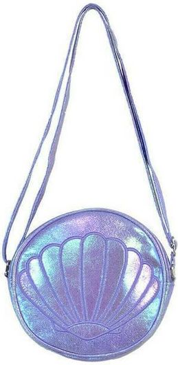 Τσαντάκι Ώμου Στρογγυλό Μοβ