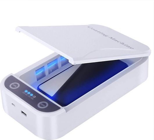 Αποστειρωτής Κινητών/Κοσμημάτων UV Sterilizer Phone Disinfection Box Λευκό ABL00451