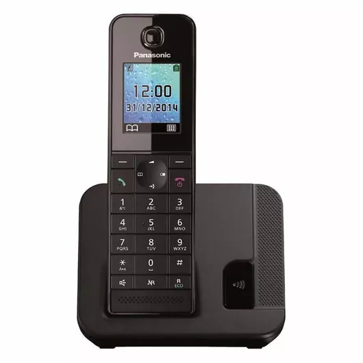 Panasonic KX-TGH210 Ασύρματο Τηλέφωνο με Ελληνικό Μενού Μαύρο