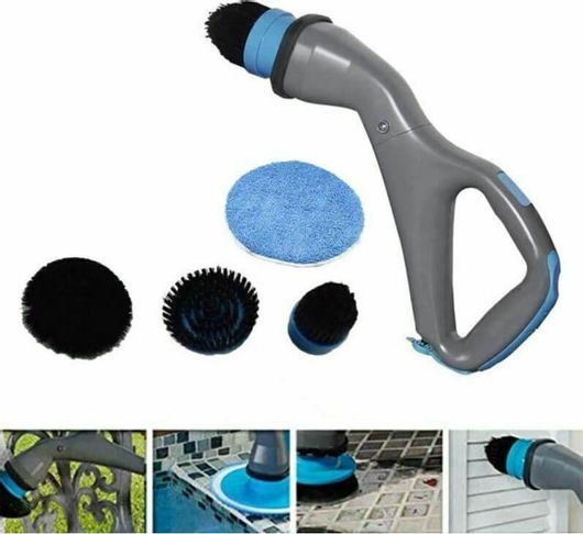 Περιστρεφόμενη Βούρτσα Καθαρισμού με 3 Διαφορετικές Βούρτσες