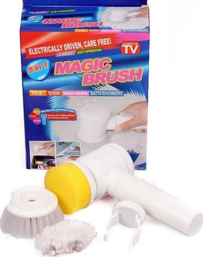 Βούρτσα Kαθαρισμού Magic Brush Mπάνιου 5 σε 1 Ηλεκτρική
