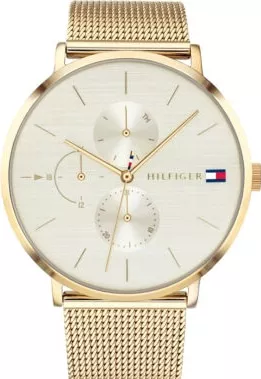 Γυναικείο Ρολόι Tommy Hilfiger Jenna Ladies Gold 1781943 με Μεταλλικό Μπρασελέ