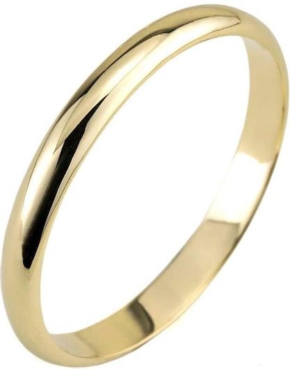 Χειροποίητη Βέρα Γάμου Goldsmith Πομπέ Χρυσή Λουστρέ Κ9 Κίτρινο Χρυσό 3.0mm Τιμή ανά Τεμάχιο