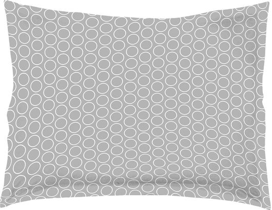 Μαξιλαροθήκη Douceur Homea 50x70cm Γκρι