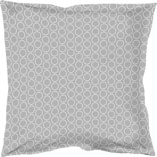 Μαξιλαροθήκη Douceur Homea 63x63cm Γκρι