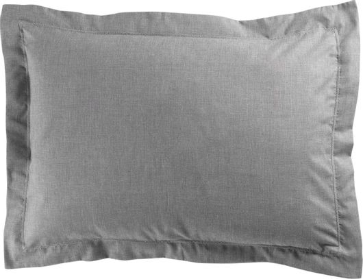 Μαξιλαροθήκη Homelier Oxford Billy Jean 50x70cm Γκρι
