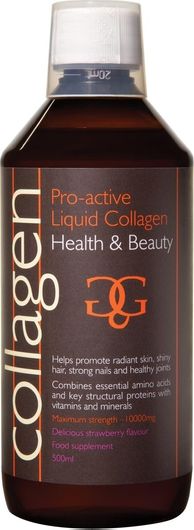 Total Health Solutions Collagen Pro-active Liquid 600ml Φράουλα