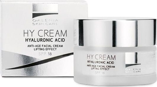 Κρέμα Προσώπου Cerion Hycream Αντιγηραντική Ημέρας με SPF18 για Ξηρές Επιδερμίδες με Υαλουρονικό Οξύ 50ml