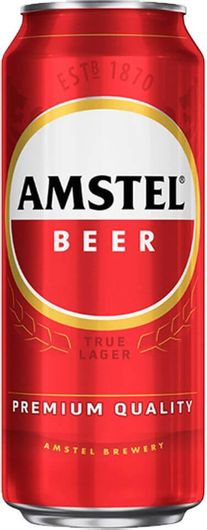 Μπύρα Amstel Pale Lager 5% Κουτί Ξανθιά 500ml
