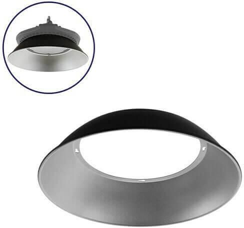 Κάτοπτρο GloboStar 78013 Αλουμινίου Μετατροπής 50 Μοιρών για UFO High Bay 100W Μαύρο