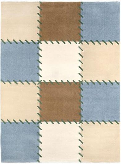 Παιδικό Χαλί Saint Clair Patchwork 1.15x1.75cm Γαλάζιο
